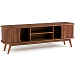 ТВ-тумба с двумя раздвижными дверцами Toinette Brown TV Stand варинант исполнения - 3 | Loft Concept в Костроме