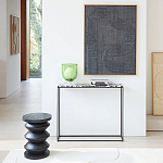 Фигурный приставной столик черного цвета AMORPHOUS варинант исполнения - 4 | Loft Concept в Костроме