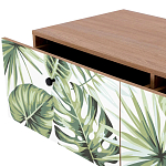 Длинная ТВ-тумба с принтом на ящиках Elise TV Stand варинант исполнения - 5 | Loft Concept в Костроме