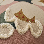 Подушка с цветочным принтом и кисточками Blooming Elegance Daisy варинант исполнения - 6 | Loft Concept в Костроме