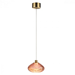 Подвесной светильник с прозрачным стеклянным плафоном округлой формы Effervia  варинант исполнения - 4 | Loft Concept в Костроме