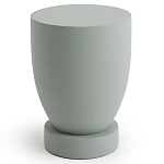 Приставной столик из массива манго Tom-tom Grey варинант исполнения - 1 | Loft Concept в Костроме