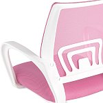 Офисное кресло с основанием из белого пластика Desk chairs Pink варинант исполнения - 7 | Loft Concept в Костроме