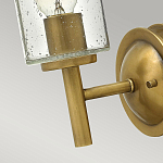 Бра с плафоном в форме цилиндра из прозрачного стекла с пузырьками Hinkley варинант исполнения - 3 | Loft Concept в Костроме